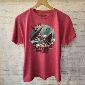 Star Wars Rogue One Graphic Print Tee Red Youth XL 20x25